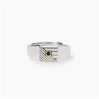 Anello Mabina Uomo Geometrico in Argento Zirconia 523475 - 523475